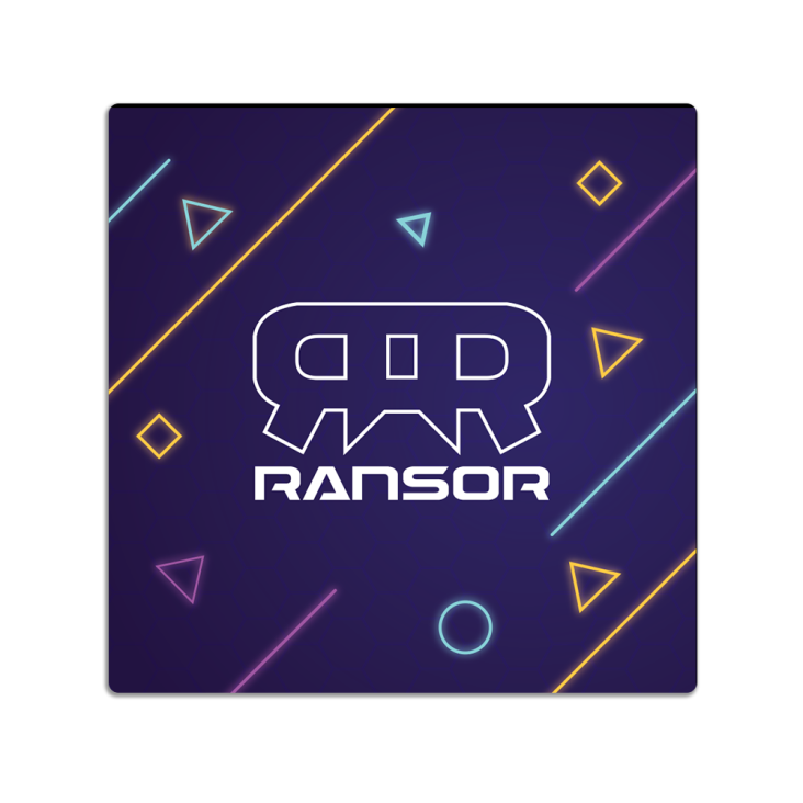 RANSOR® Gaming Moozepad Cosmic- Navy Blue - 30x30cm - RNSR-MP22-COS-STD