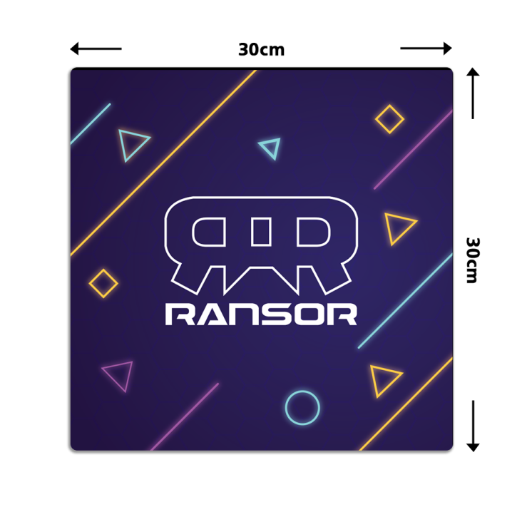 RANSOR® Gaming Moozepad Cosmic- Navy Blue - 30x30cm - RNSR-MP22-COS-STD — 2