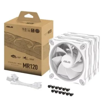 Asus Prime MR120 ARGB Fan Single Pack, White — 8