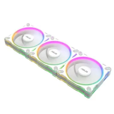 Asus Prime MR120 ARGB 120mm White Case Fan - Triple Pack - 90DA00I3-B09020 — 2