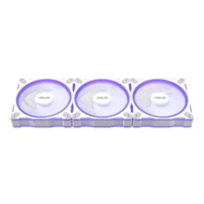 Asus Prime MR120 ARGB 120mm White Case Fan - Triple Pack - 90DA00I3-B09020 — 3