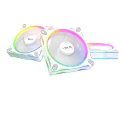 Asus Prime MR120 ARGB Reverse 120mm White Case Fan - Triple Pack - 90DA00L3-B09020 — 2