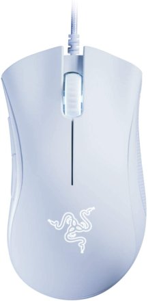 Razer Deathadder Essential 6400 DPI USB Ergonomic Gaming Mouse - White