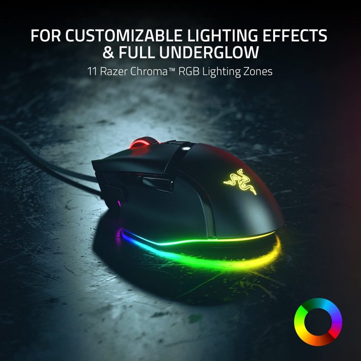 Razer Basilisk V3 26K DPI USB Chroma RGB Ergonomic Gaming Mouse — 5