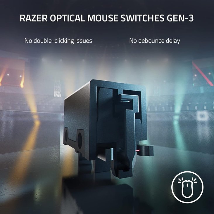 Razer DeathAdder V3 Pro 30K DPI USB-C/Wireless Ergonomic Esports Mouse - Black — 5