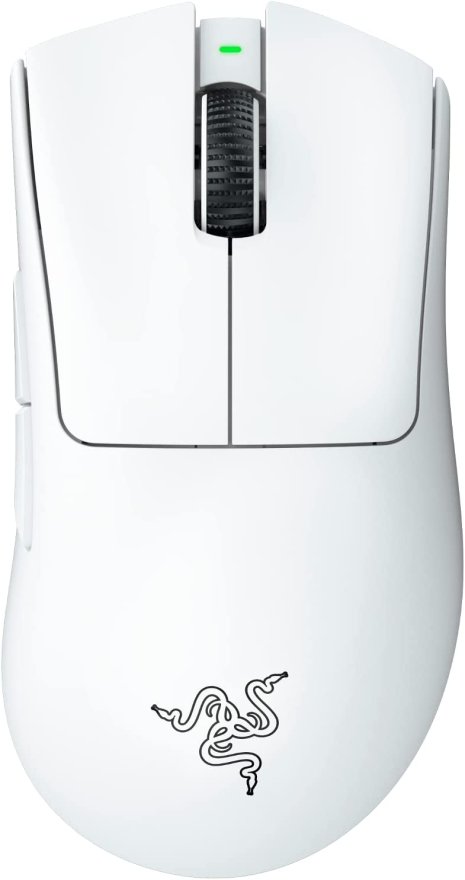Razer DeathAdder V3 Pro 30K DPI USB-C/Wireless Esports Mouse - White - RZ01-04630200-R3G1