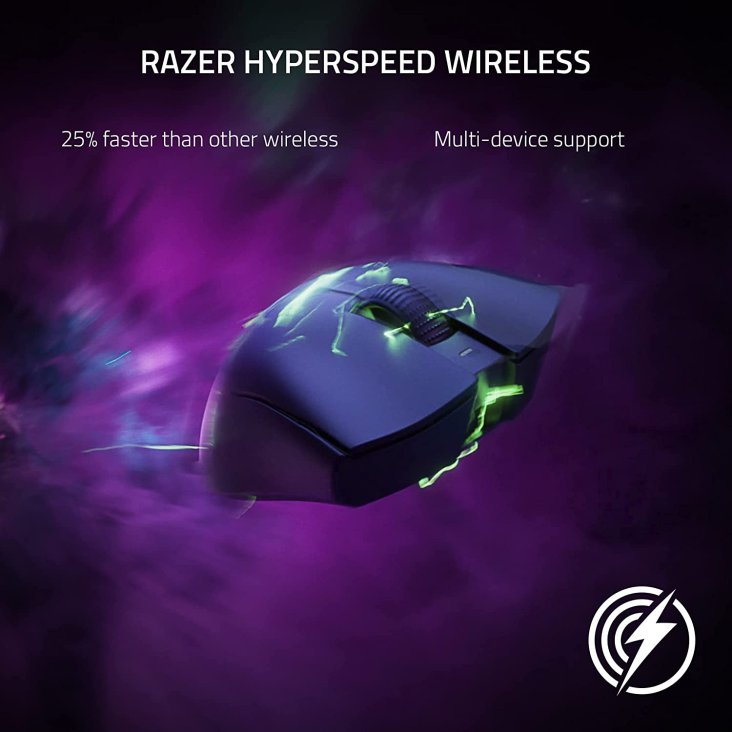 Razer DeathAdder V3 Pro 30K DPI USB-C/Wireless Esports Mouse - White - RZ01-04630200-R3G1 — 6