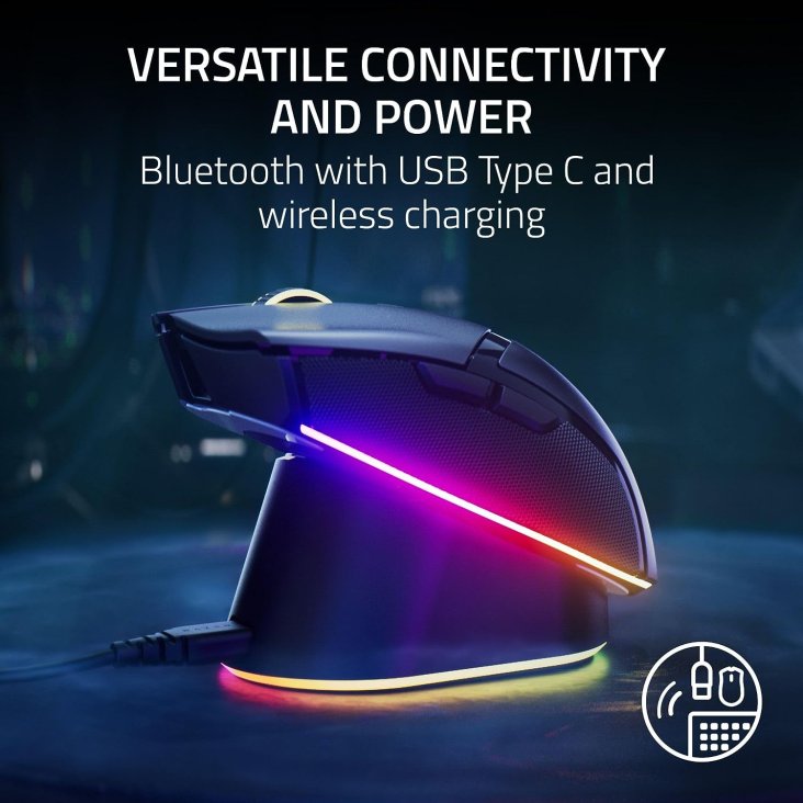 Razer Cobra Pro 30K DPI USB-C/Wireless RGB Gaming Mouse - Black — 7