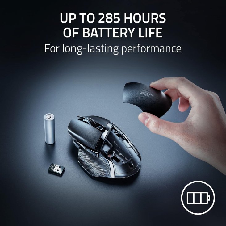 Razer Basilisk V3 X HyperSpeed 18K DPI Wireless Gaming Mouse — 4