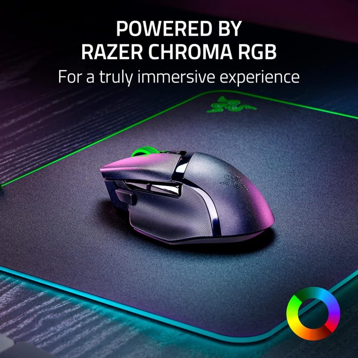 Razer Basilisk V3 X HyperSpeed 18K DPI Wireless Gaming Mouse — 7
