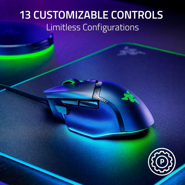 Razer Basilisk V3 35K DPI USB Ergonomic Chroma RGB Gaming Mouse — 4