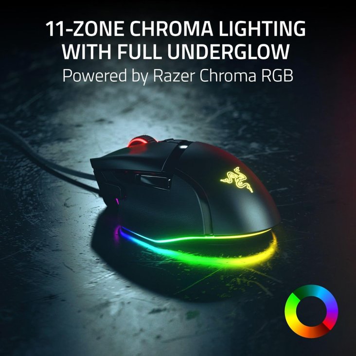 Razer Basilisk V3 35K DPI USB Ergonomic Chroma RGB Gaming Mouse — 5