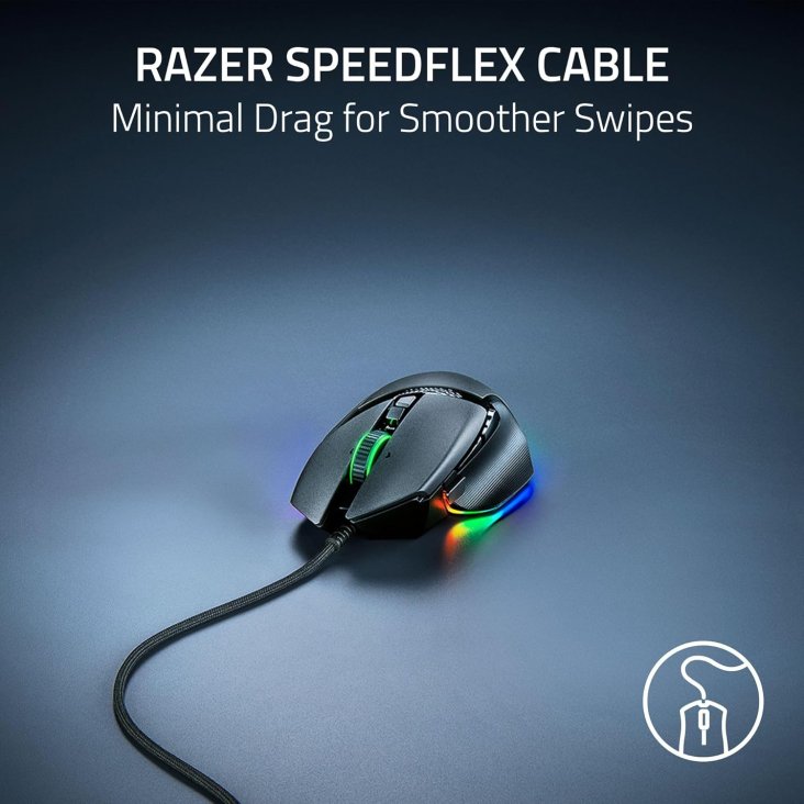 Razer Basilisk V3 35K DPI USB Ergonomic Chroma RGB Gaming Mouse — 7