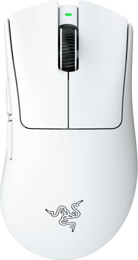 Razer DeathAdder V4 Pro Optical Wireless Gaming Mouse - White - RZ01-05330200-R3G1