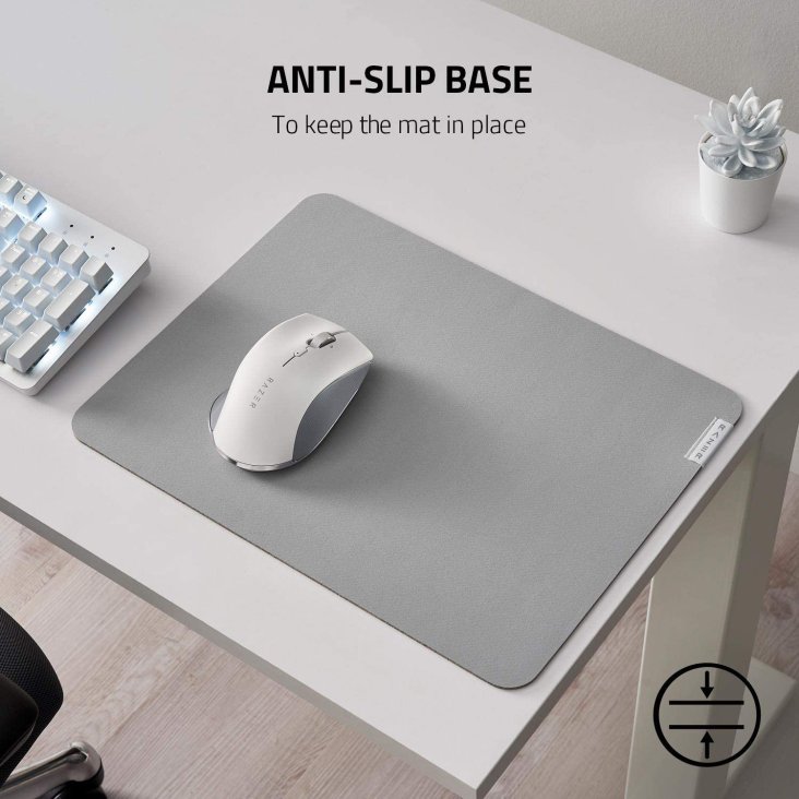 Razer Pro Glide Soft Productivity Mouse Mat - Medium - Gray - RZ02-03331500-R3M1 — 5