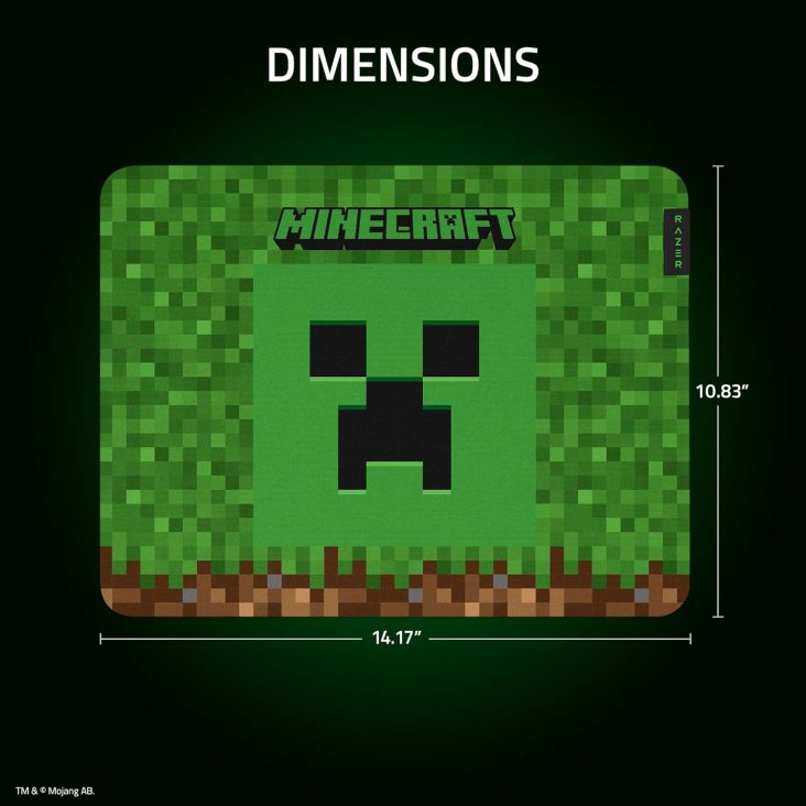 Razer Gigantus V2 Medium Minecraft Edition Mouse Pad - RZ02-03333800-R3M1 — 3