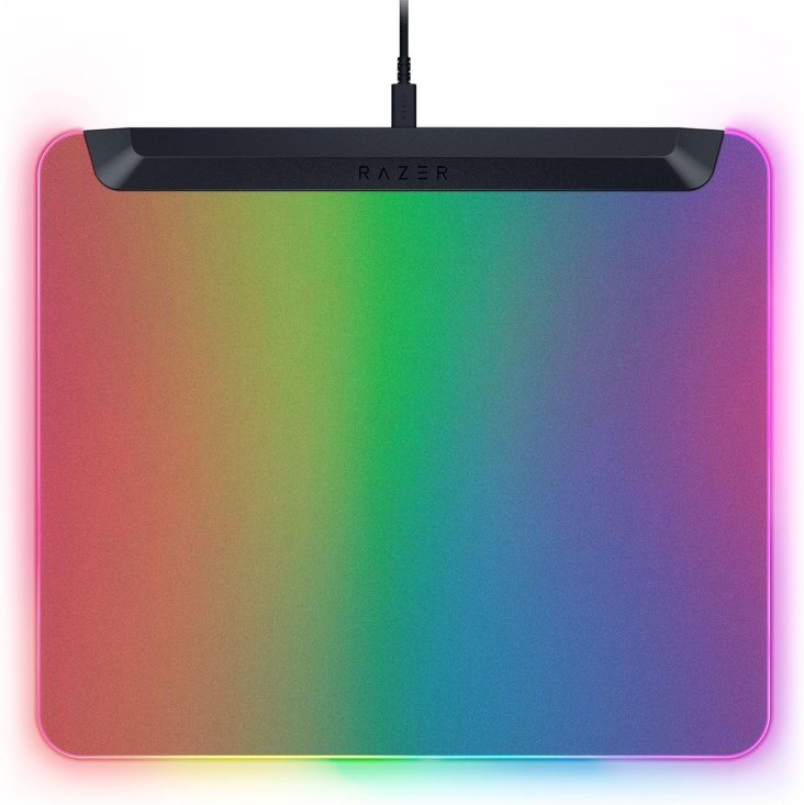 Razer Firefly V2 Pro Backlit RGB Tempered Glass Gaming Mouse Pad - Black - RZ02-04920100-R3M1