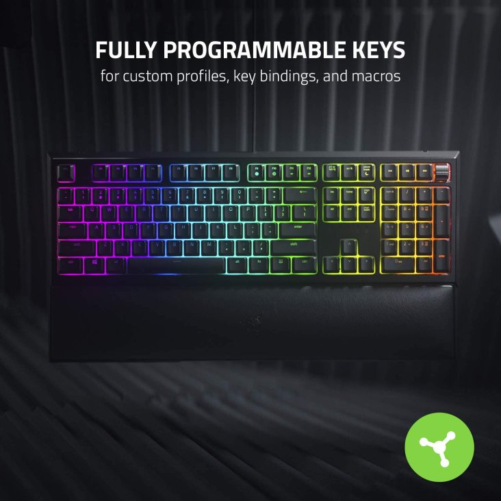 Razer Ornata V2 RGB Mecha-Membrane Gaming Keyboard — 6