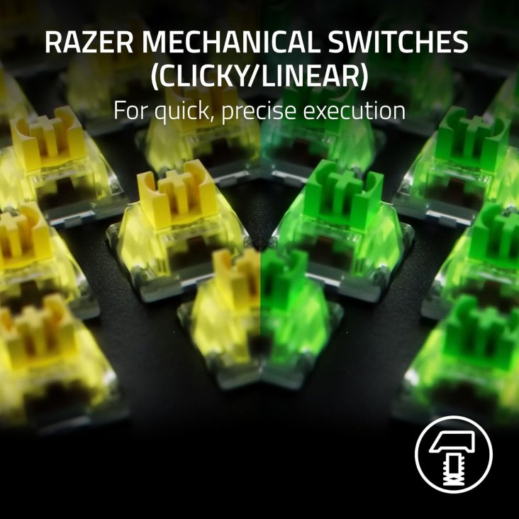 Razer BlackWidow V4 X USB Chroma RGB Eng/Ara Mechanical Gaming Keyboard - Green Switches — 2