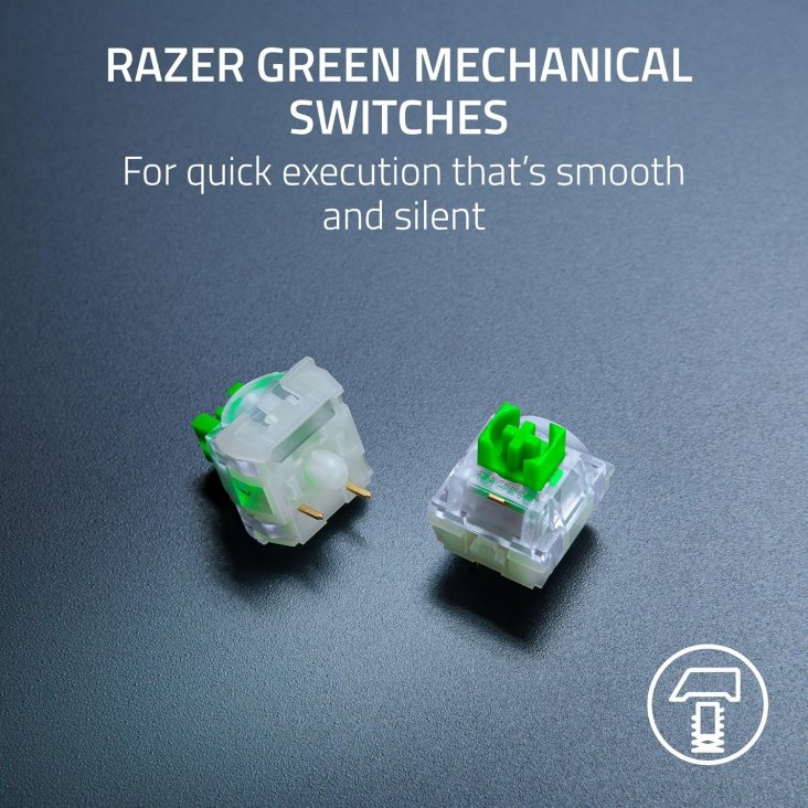 Razer Blackwidow V4 X Minecraft Edition Wired RGB Mechanical Gaming Keyboard - Green Switches, Eng (US Layout) — 3