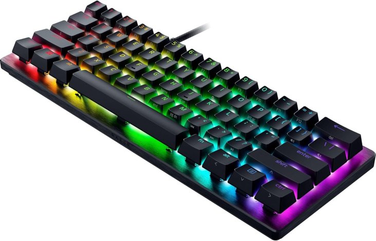 Razer Huntsman V3 Pro Mini 60% Chroma RGB USB-C Gaming Keyboard - Analog-Optical Switches, Black — 10