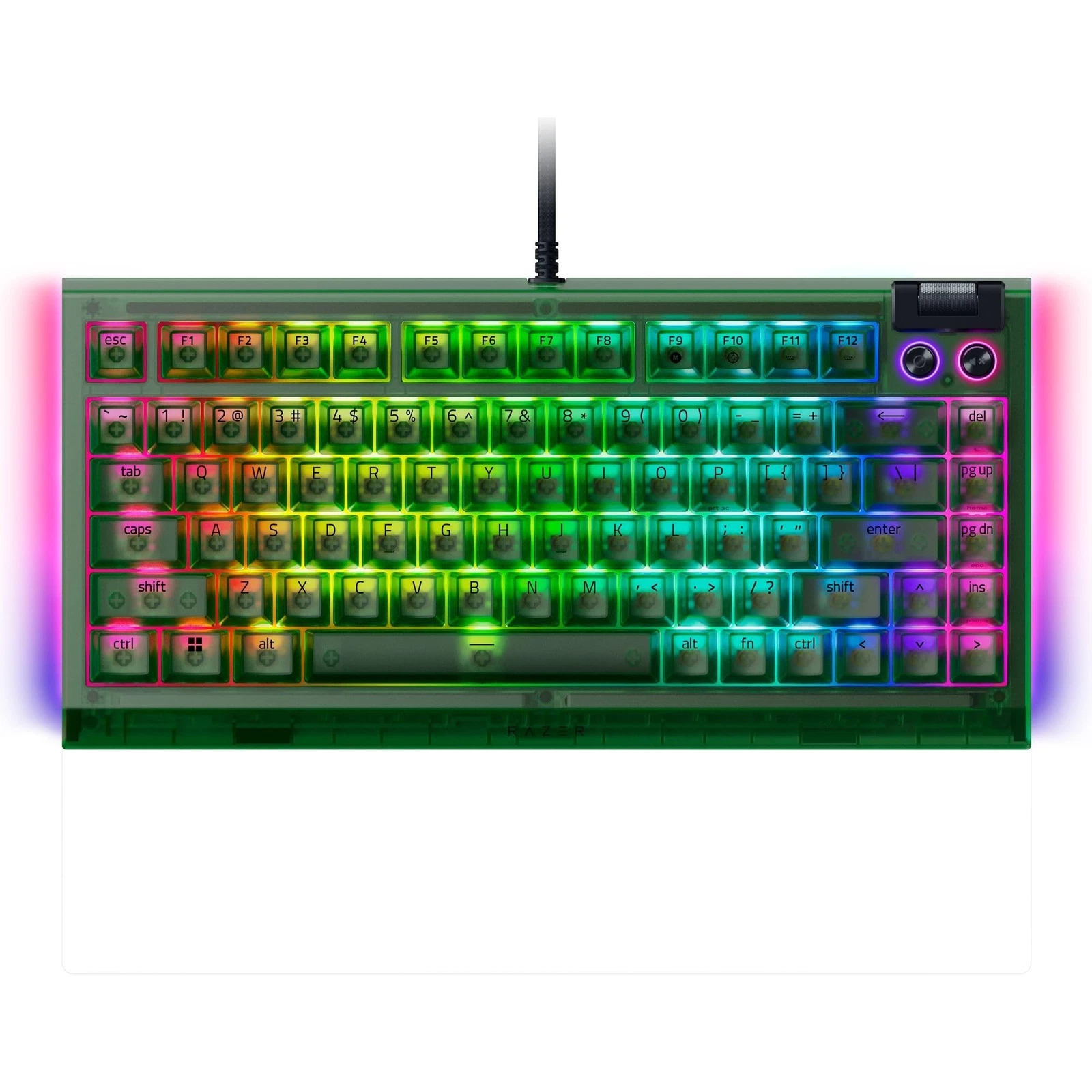 Razer BlackWidow V4 75% Mechanical Gaming Keyboard - Green - RZ03-05003300-R3M1 — 4