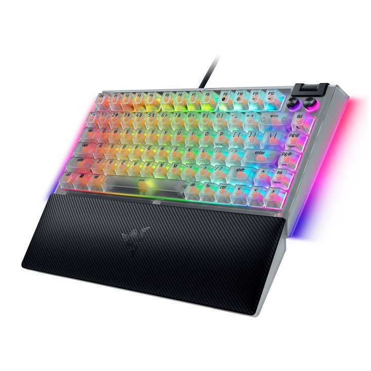 Razer BlackWidow V4 75% Mechanical Gaming Keyboard - Phantom White Edition — 3
