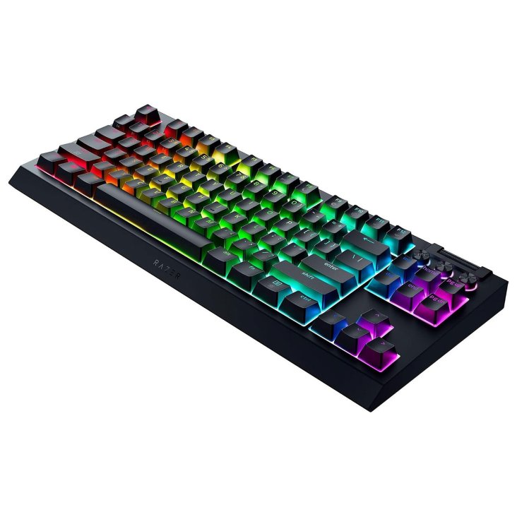 Razer BlackWidow V4 Tenkeyless HyperSpeed Wireless Hot-swappable Gaming Keyboard - Black - RZ03-05480100-R3M1 — 2