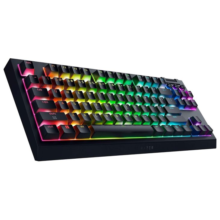 Razer BlackWidow V4 Tenkeyless HyperSpeed Wireless Hot-swappable Gaming Keyboard - Black - RZ03-05480100-R3M1 — 3