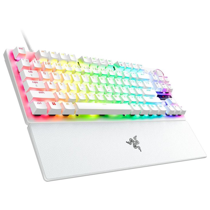Razer Huntsman V3 Pro Tenkeyless Analog Optical E-sports Gaming Keyboard - White - RZ03-05521000-R3M1 — 2