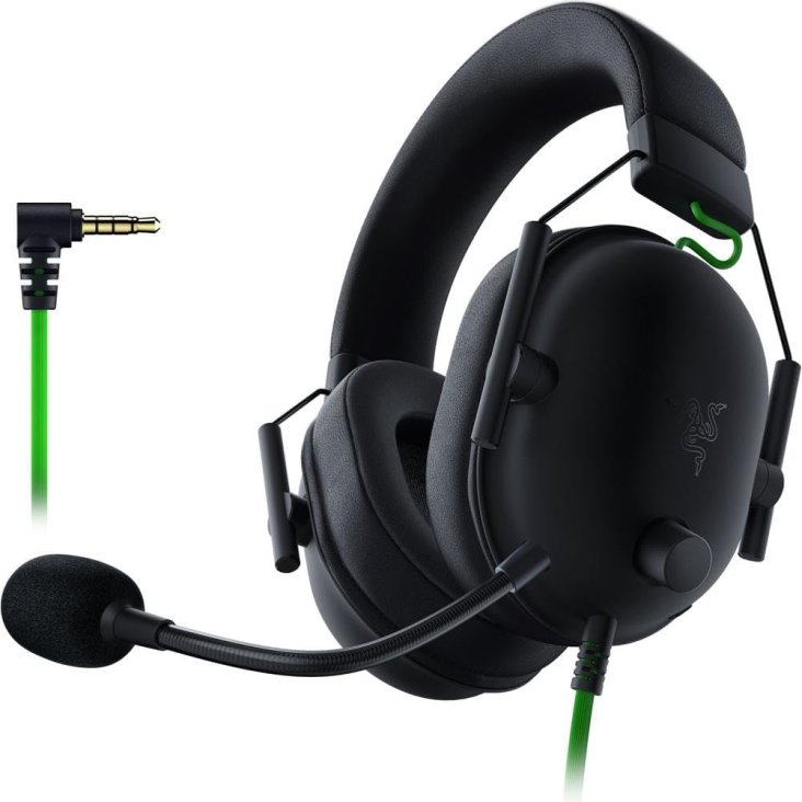 Razer BlackShark V2 X Esports Gaming Headset – Flexible Mic, 3.5mm Jack, Black