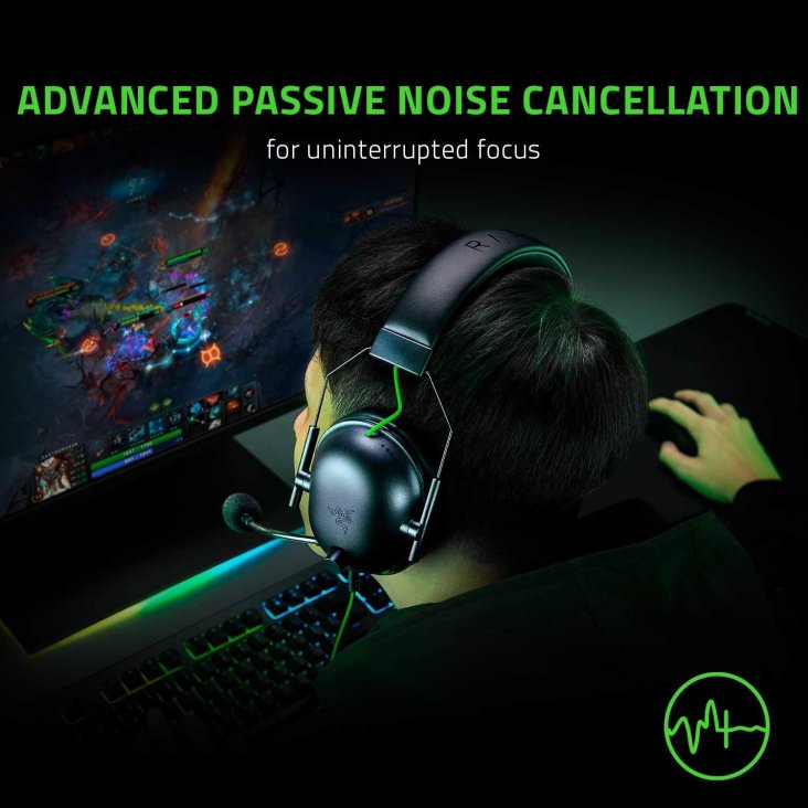 Razer BlackShark V2 X Esports Gaming Headset – Flexible Mic, 3.5mm Jack, Black — 5