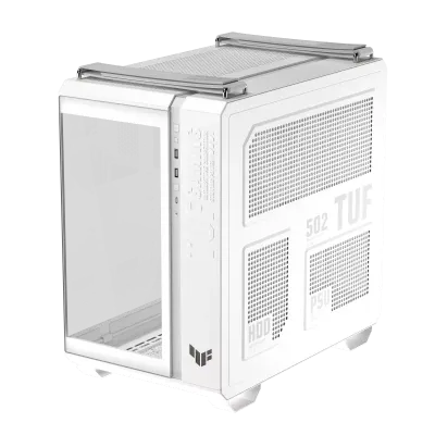 Asus TUF Gaming GT502 Horizon Tempered Glass Dual-chamber ATX Gaming Case - White - 90DC0093-B19010 — 6