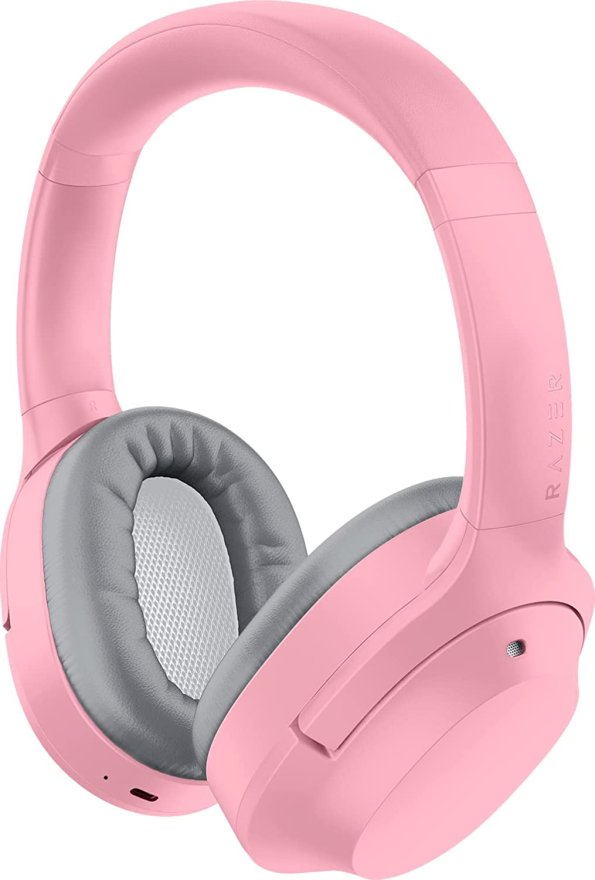 Razer Opus X Gaming Headset - Built-in Mic, Bluetooth, Quartz Pink