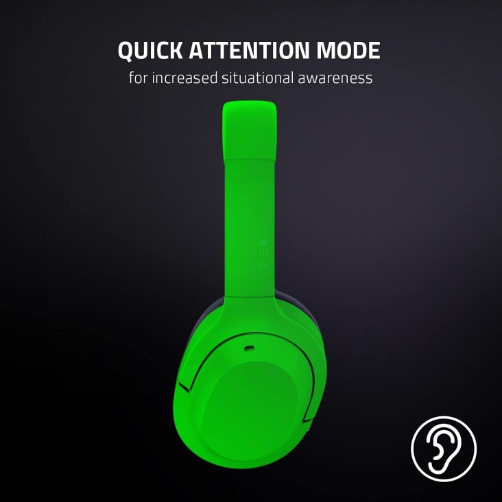 Razer Opus X Gaming Headset - Built-in Mic, Bluetooth, Quartz Pink — 7