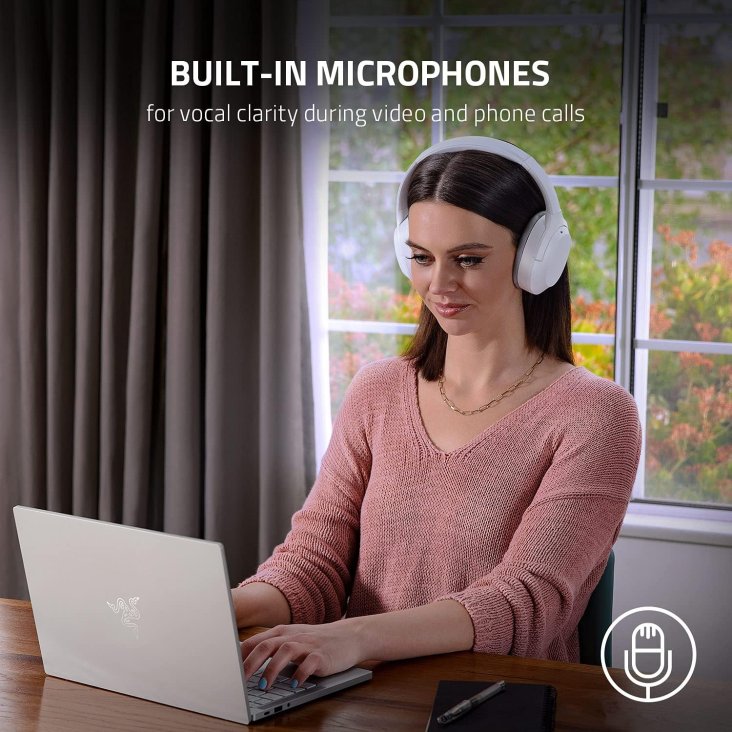 Razer Opus X Gaming Headset - Built-in Mic, Bluetooth, Green — 6