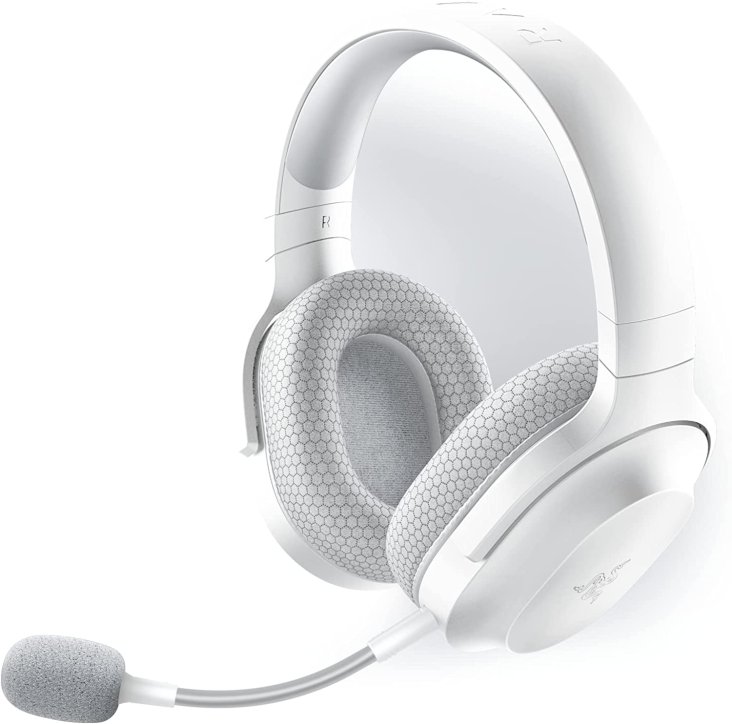 RAZER Barracuda X Edition Gaming Headset - Detachable Mic, Wireless, Mercury White