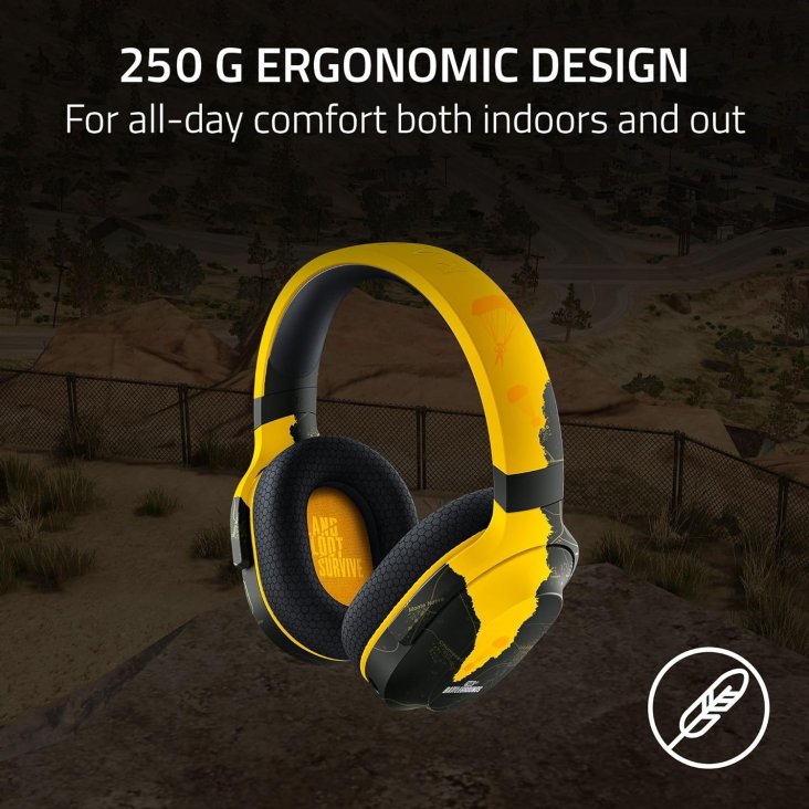 Razer Barracuda X PUBG Edition Gaming Headset - Detachable Mic, 2.4GHz Wireless/Bluetooth — 3