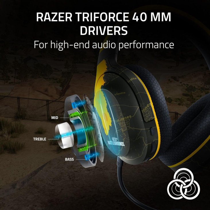 Razer Barracuda X PUBG Edition Gaming Headset - Detachable Mic, 2.4GHz Wireless/Bluetooth — 4