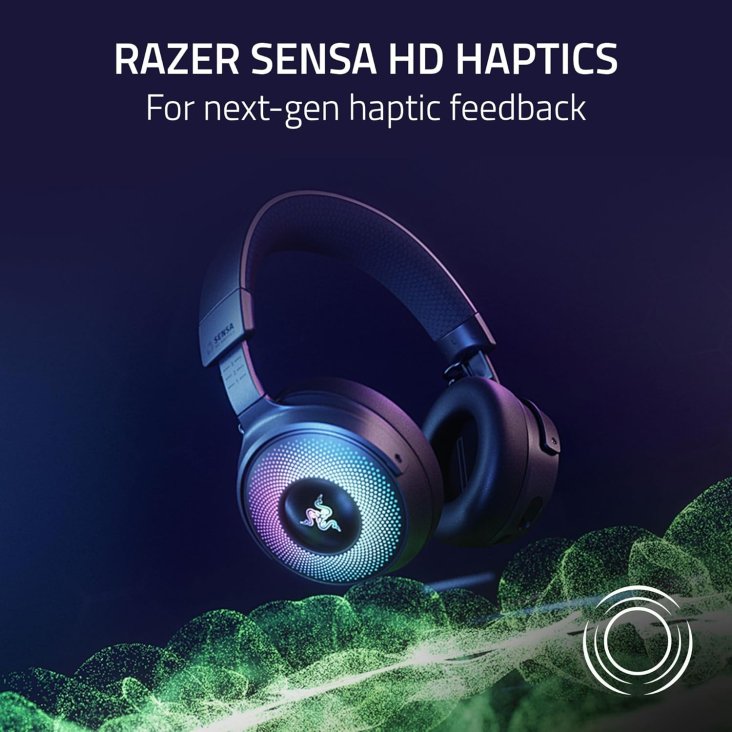 Razer Kraken V4 Pro Gaming Headset - Retractable Mic, Wireless, Black — 3