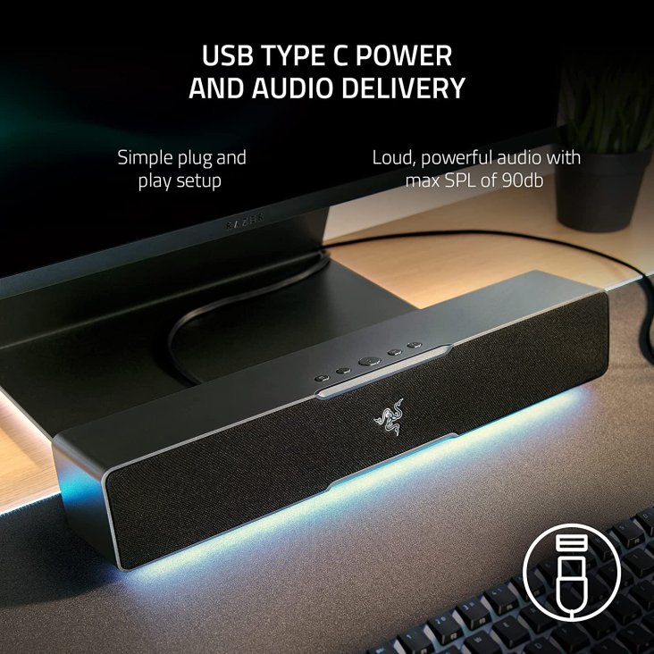 Razer Leviathan V2 X PC Gaming Soundbar - RZ05-04280100-R3M1 — 4