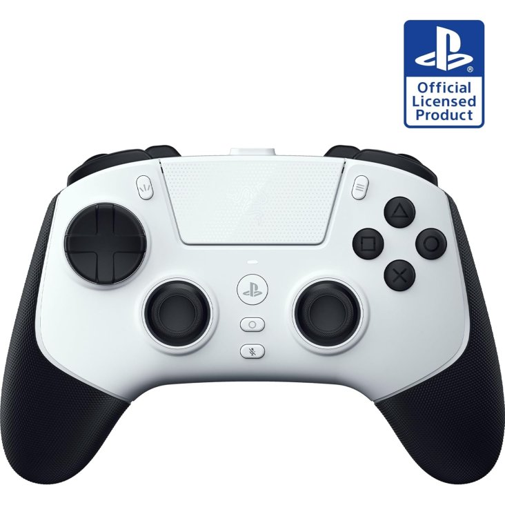 Razer Raiju V3 Pro Wireless Esports Controller for PlayStation 5 & PC - White - RZ06-05580200-R3G1