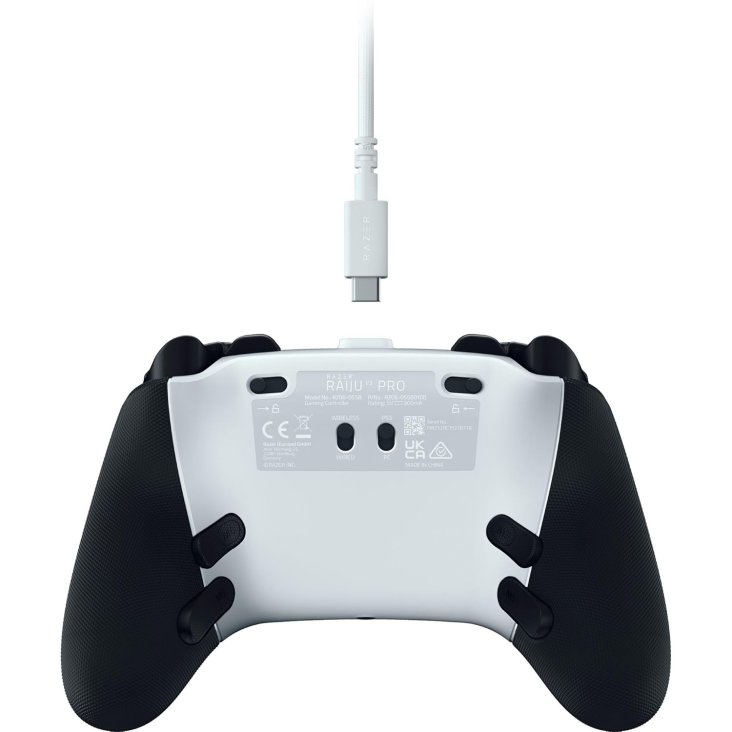 Razer Raiju V3 Pro Wireless Esports Controller for PlayStation 5 & PC - White - RZ06-05580200-R3G1 — 4