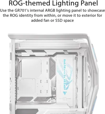 Asus Hyperion GR701 Full-Tower Gaming Case - White - 90DC00F3-B39000 — 4