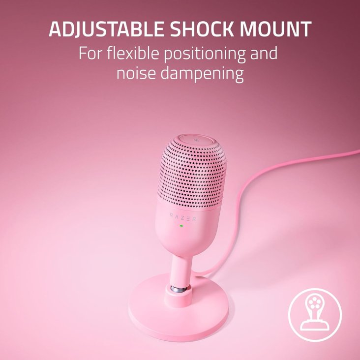 Razer Seiren V3 Mini USB Portable Condenser Microphone - Quartz - RZ19-05050200-R3M1 — 4