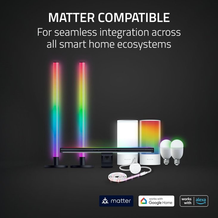 Razer Aether Standing Light Bar - RGB LED Light Bars - RZ43-05320100-R3EJ — 3
