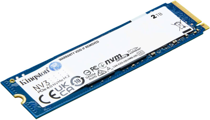 Kingston NV3 2TB M.2 2280 NVMe SSD | PCIe 4.0 Gen 4x4 | Up to 6000 MB/s - SNV3S/2000G — 2