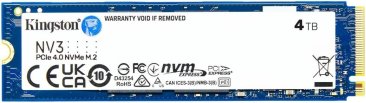 Kingston NV3 4TB M.2 2280 NVMe SSD | PCIe 4.0 Gen 4x4 | Up to 6000 MB/s