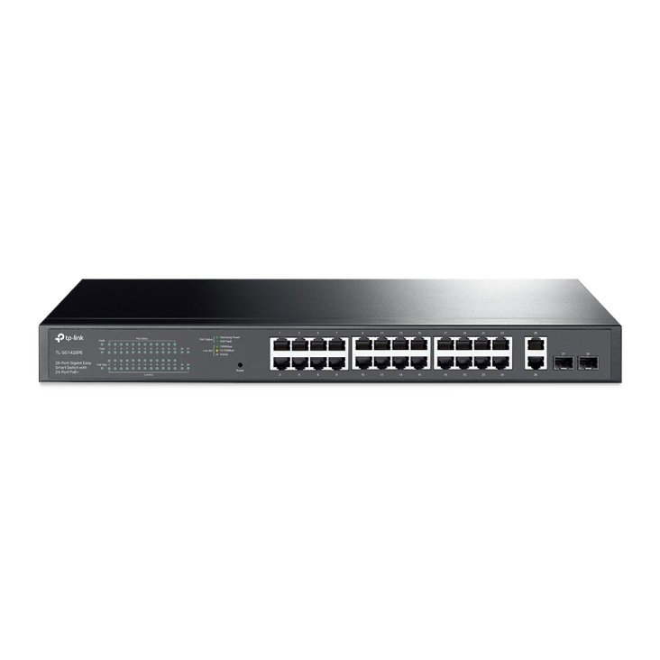 TP-LINK TL-SG1428PE 28-Port Gigabit RJ45 Switch - TL-SG1428PE
