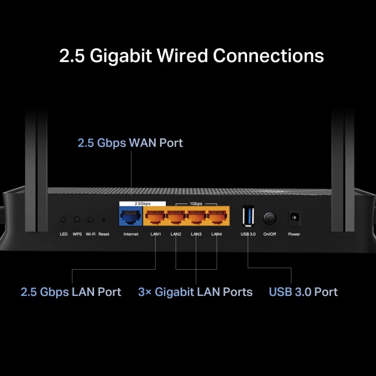 TP-LINK Archer BE230 BE3600 Dual-Band Wi-Fi 7 Router - Tp-Link Archer BE230-BE3600 — 3
